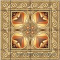 ceramic floor tile pattern