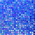 dark blue glass mosaic