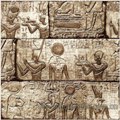 arts and crafts tile mural