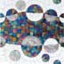 water bubble glass art mosaic