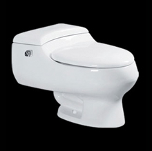 1 piece toilet, Siphonic One-Piece Toilet, bathroom toilet, commercial closet