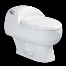 1 piece toilet, Siphonic One-Piece Toilet, bathroom toilet, commercial closet