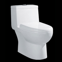 1 piece toilet, Siphonic One-Piece Toilet, bathroom toilet, commercial closet