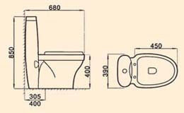 Washdown One-Piece Toilet