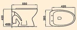 la cuvette WC pour fille, la cuvette WC bidets, la cuvette WC en céramique, le WC, la cuvette WC à 2 pièces, la cuvette WC à 1 pièce, la cuvette WC économique de l'eau, la cuvette WC intelligente et la cuvette WC séparée