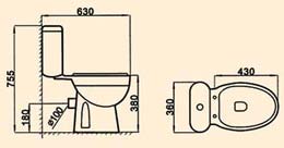 la cuvette WC pour fille, la cuvette WC bidets, la cuvette WC en céramique, le WC, la cuvette WC à 2 pièces, la cuvette WC à 1 pièce, la cuvette WC économique de l'eau, la cuvette WC intelligente et la cuvette WC séparée