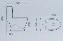 flushing toilet, washdown wc, bathroom toilet, double trap siphonic toilet, water closet company