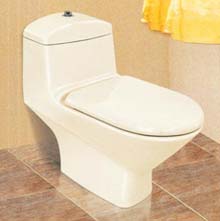 1 piece toilet, Siphonic One-Piece Toilet, bathroom toilet, commercial closet