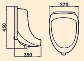 wall-hung urinal, stand-hung urinal, floor urinal, waterless urinals, ceramic urinal, toilet urinals