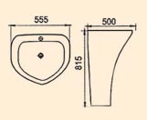 le WC, la cuvette WC à 2 pièces