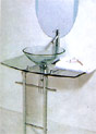 glass hand basin