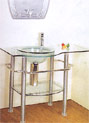 glass wash basins