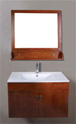 glass pedestal sink