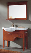 glass vanity