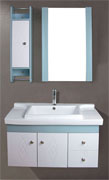 glass pedestal sink