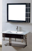 console glass sinks