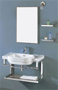 wall mount glass sinks