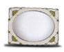 oval-shaped mirror