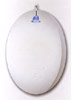 oval lighted mirror