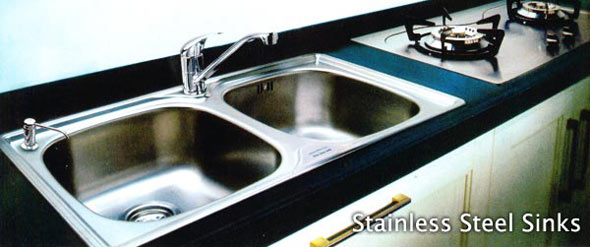 stainless steel sinks