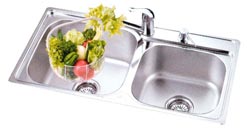 stainless steel sinks, stainless steel double sink, stainless steel sink bowls, stainless steel lavatory sink, single bowl stainless steel sink