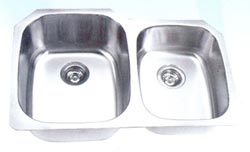 stainless steel water sink, discount stainless steel sinks, stainless steel undermount sink, stainless steel sink set, double-bowl sink, three-compartment stainless steel sink