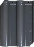 gray interlocking roof tile
