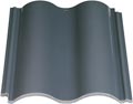 grey barrel roof tile